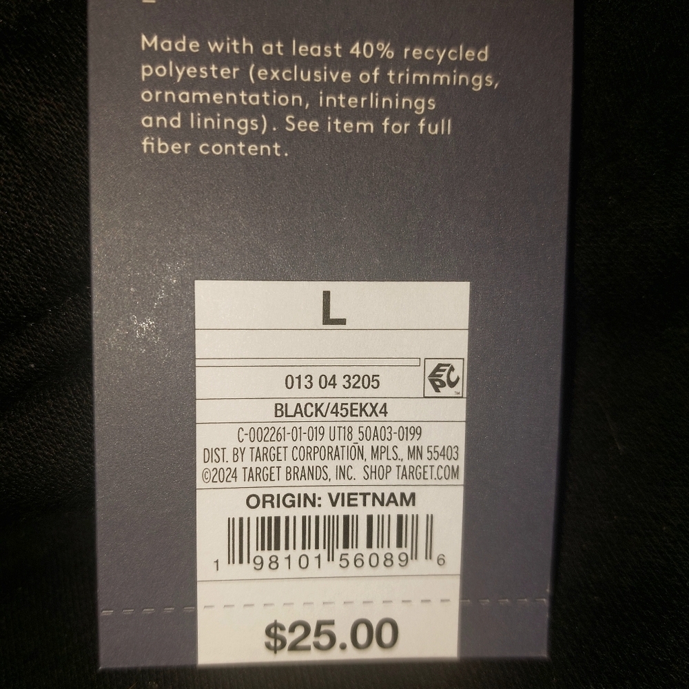 ❄️3/$15 NWT Universal Thread Black Elastic Waist Pants - Picture 8 of 8